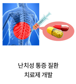 난치성 통증 질환 치료제 개발